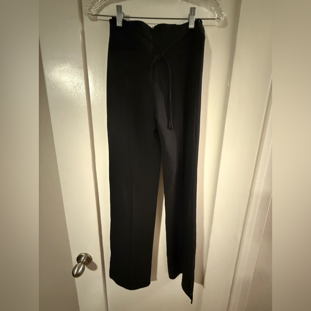 Princess Polly - Black Trousers with drawstring - Size 0